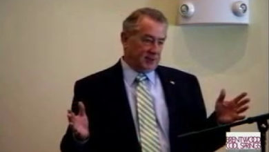 Photo of Joe shares his thoughts on lifelong learning with the Brentwood Cool Springs Chamber
