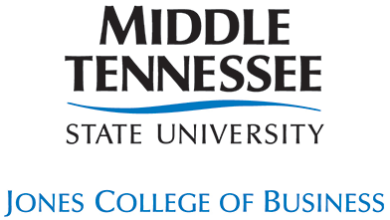 Photo of Joe presents to the Jones College of Business at MTSU
